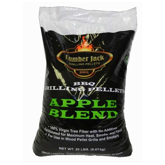 שק פלט איכותי מעץ טבעי lumber jack APPLE BLEND 9 KG המותגים שלנו