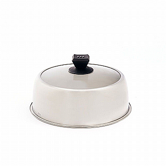 Brabura Basting Cover 30cm Stainless Steel & Glass