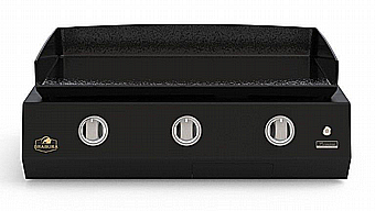 ����'�  �� Brabura L Class Matte Black 30 Griddle