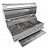 ���� �� ����� Brabura Fusion 500RS Stainless Steel Built In Gas Barbecue