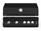 Brabura Fusion 400 Matte Black Built In Gas Barbecue