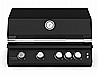 Brabura Fusion 400 Matte Black Built In Gas Barbecue