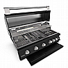 Brabura Fusion 400 Matte Black Built In Gas Barbecue