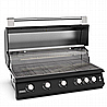 ���� �� ����� Brabura Fusion 400 Matte Black Built In Gas Barbecue 