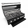 ���� �� ����� Brabura Fusion 400 Matte Black Built In Gas Barbecue 